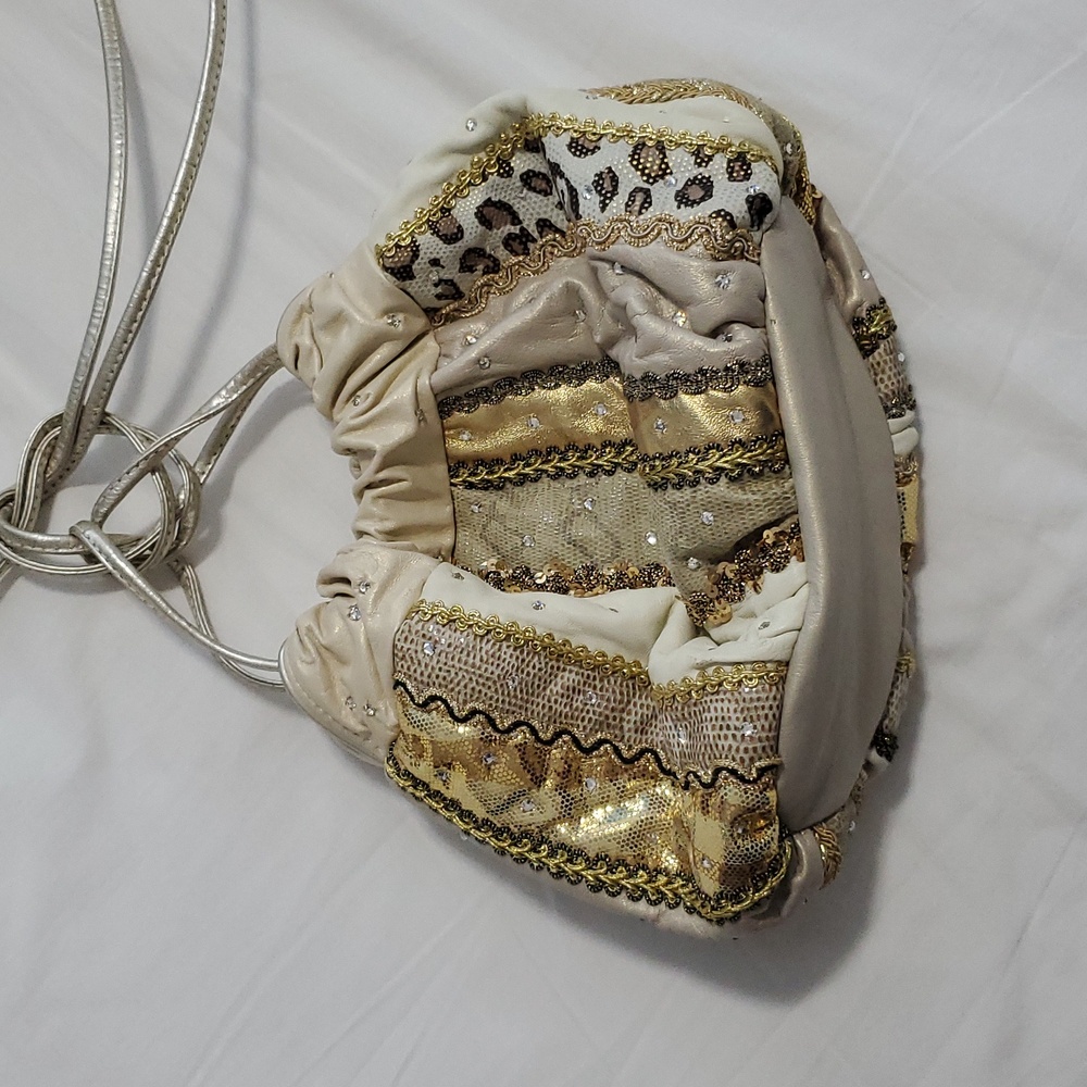 Rita Diana For Mylinka NYC Swarovski Animal Print Bag